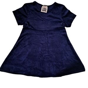 Vintage 90s Sugar Kaine Casual Blue A-Line Dress